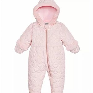 NWT. Rothschild Baby Girl Hooded CoatFaux Fur.12/M